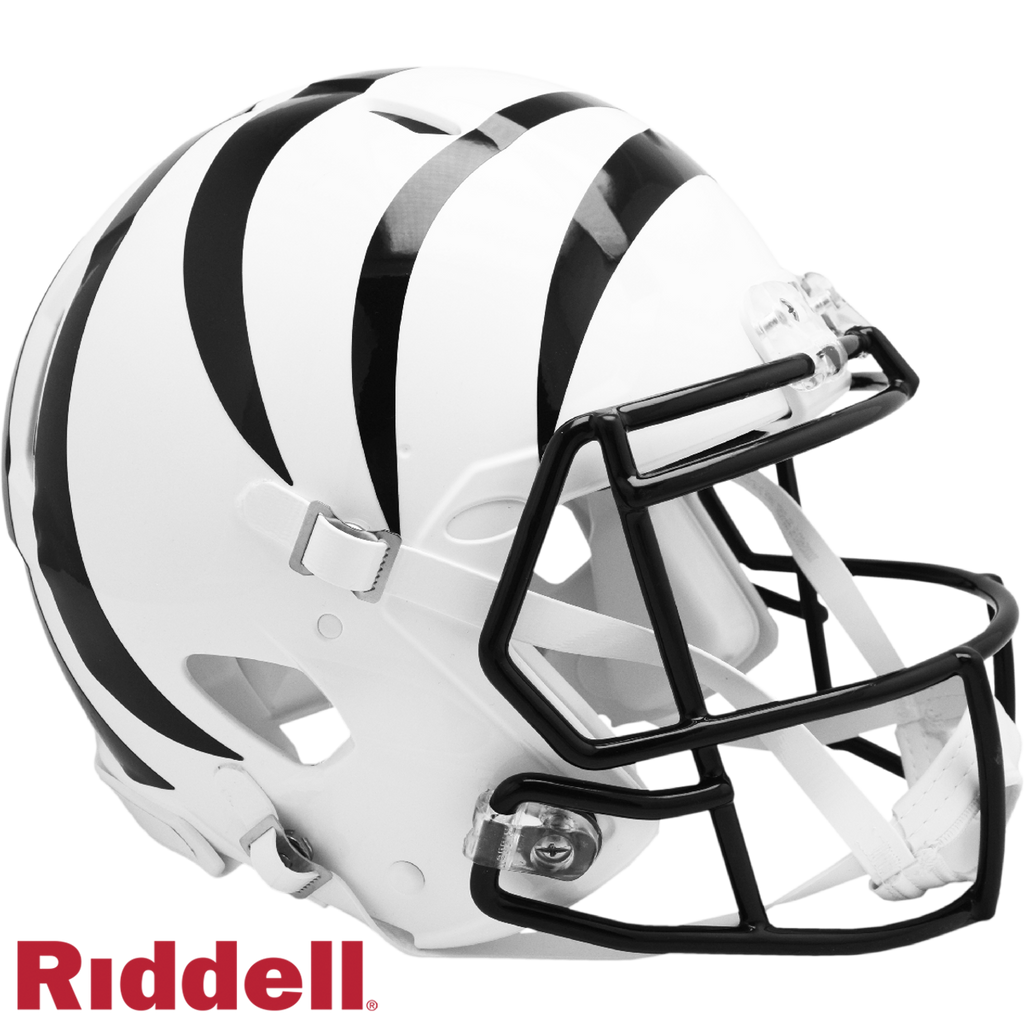 Cincinnati Bengals Helmet Riddell Authentic Full Size Speed Style On-Field Alternate
