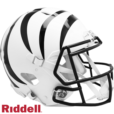 Cincinnati Bengals Helmet Riddell Authentic Full Size Speed Style On-Field Alternate