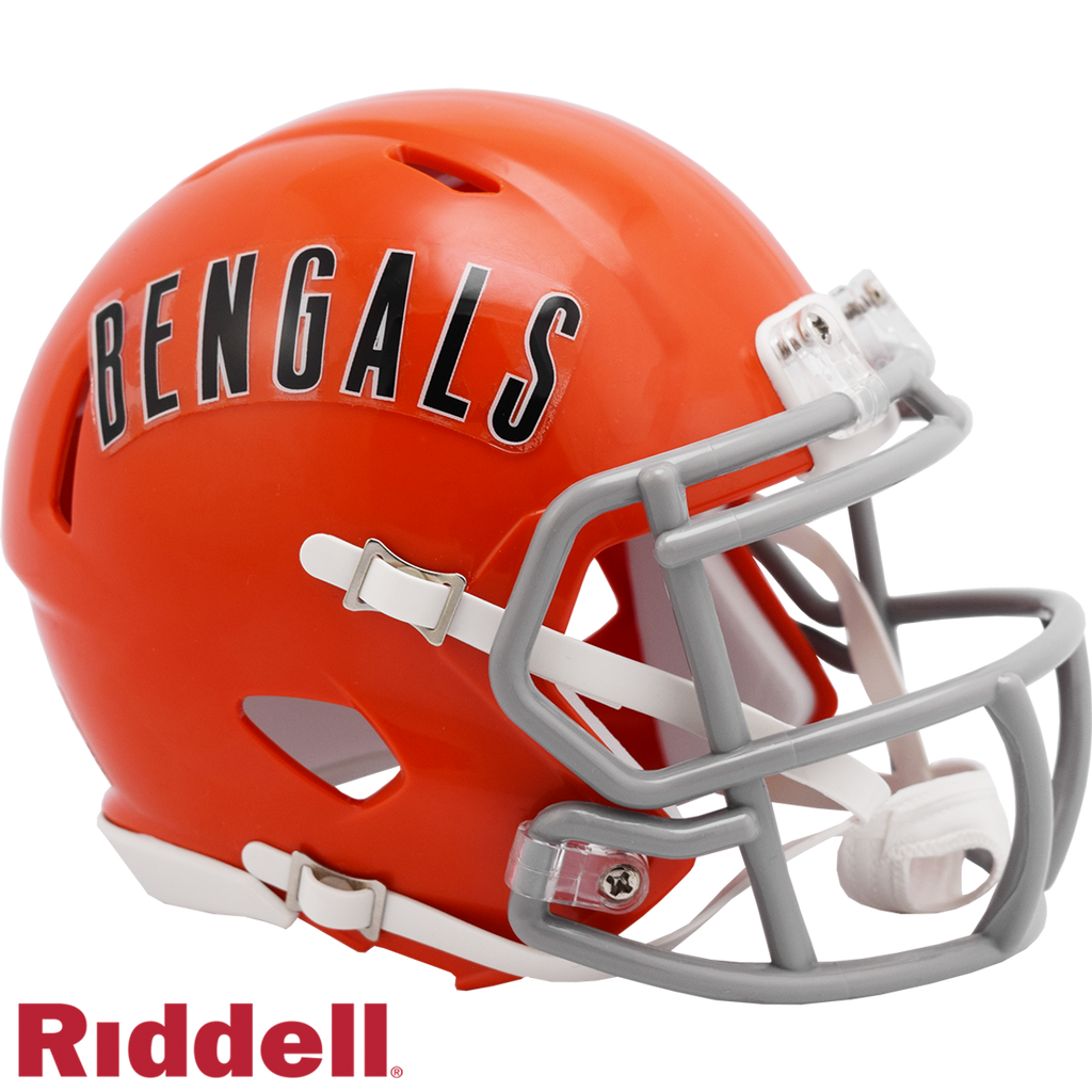 Cincinnati Bengals Helmet Riddell Replica Mini Speed Style 1968-1979 T/B