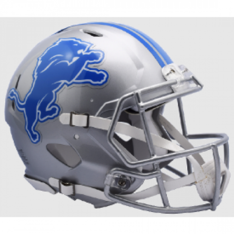 Detroit Lions Helmet Riddell Authentic Full Size Speed Style 2017-2023 Throwback Special Order