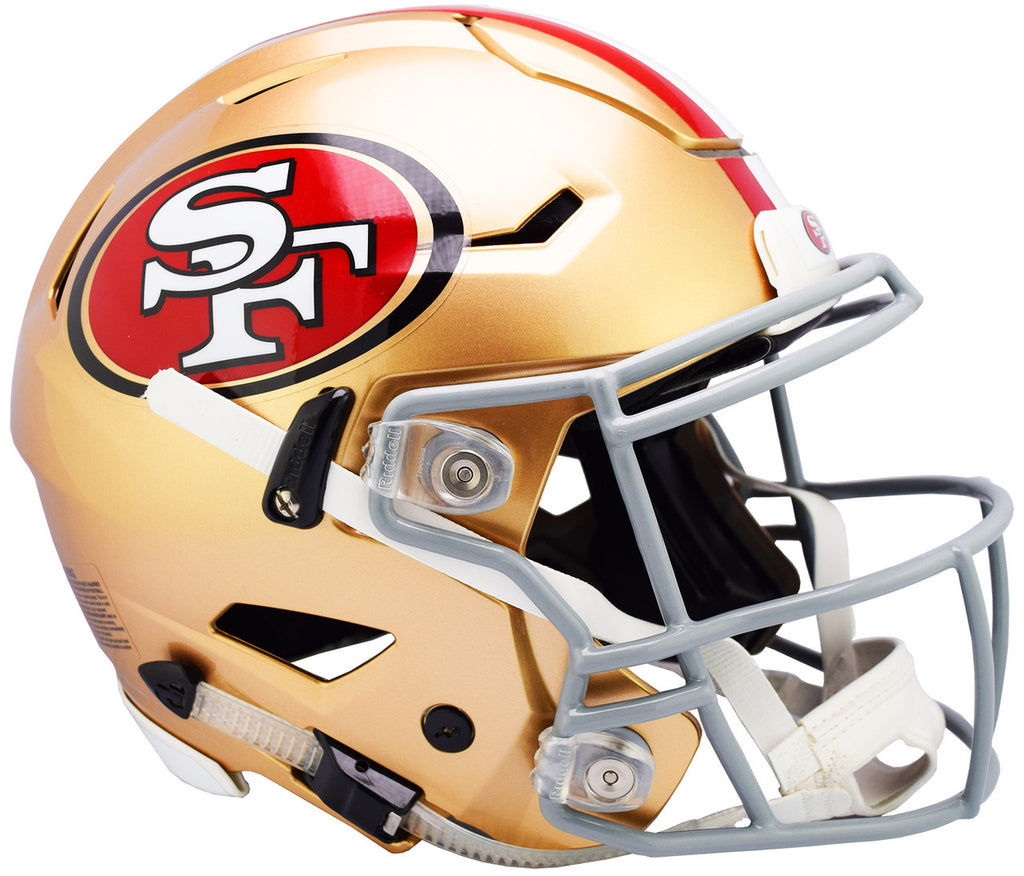 San Francisco 49ers Helmet Riddell Authentic Full Size SpeedFlex Style