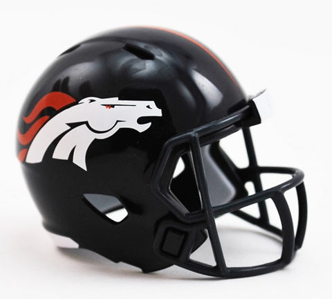 Denver Broncos Helmet Riddell Pocket Pro Speed Style 1997-2023 Throwback