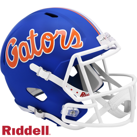 Florida Gators Helmet Riddell Replica Full Size Speed Style Blue