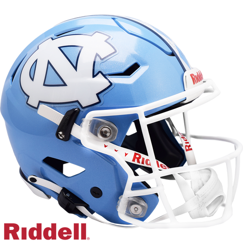North Carolina Tar Heels Helmet Riddell Authentic Full Size SpeedFlex Style Argyle Stripe  - Special Order
