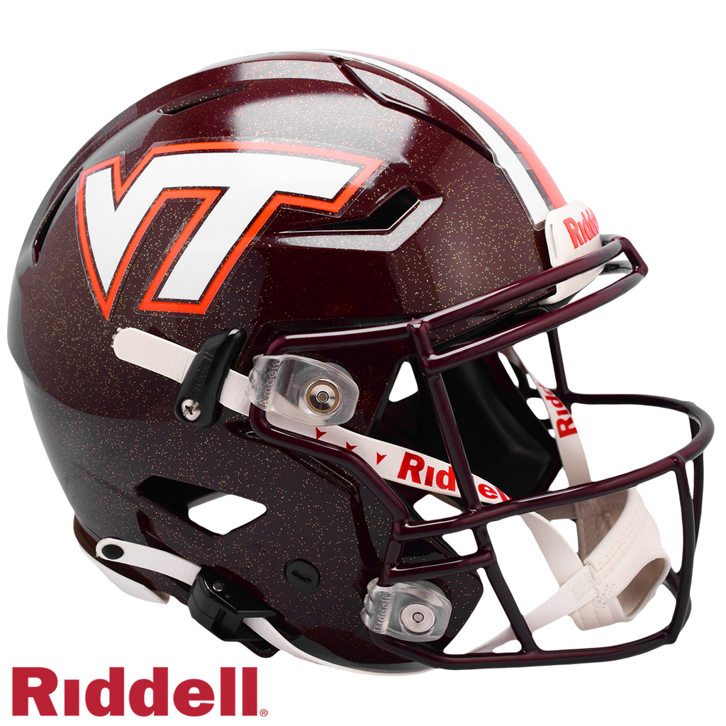 Virginia Tech Hokies Helmet Riddell Authentic Full Size SpeedFlex Style
