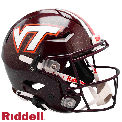 Virginia Tech Hokies Helmet Riddell Authentic Full Size SpeedFlex Style