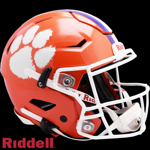 Clemson Tigers Helmet Riddell Authentic Full Size SpeedFlex Style