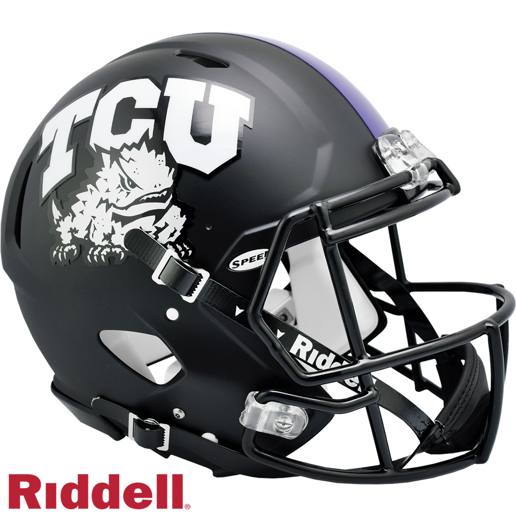 TCU Horned Frogs Helmet Riddell Authentic Full Size Speed Style - Special Order