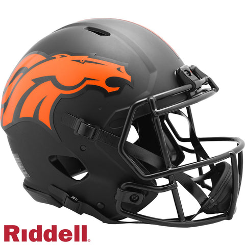 Denver Broncos Helmet Riddell Authentic Full Size Speed Style Eclipse Alternate