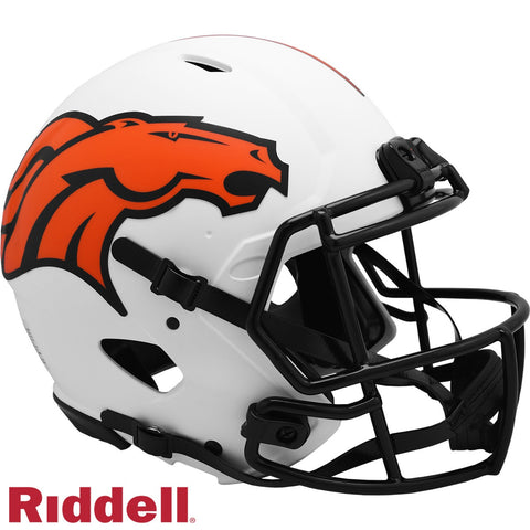 Denver Broncos Helmet Riddell Authentic Full Size Speed Style Lunar Eclipse Alternate