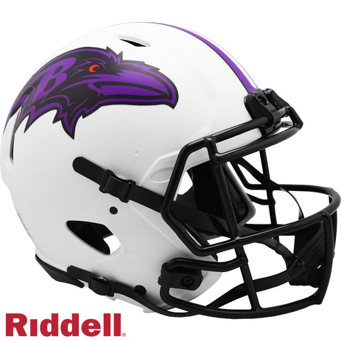 Baltimore Ravens Helmet Riddell Authentic Full Size Speed Style Lunar Eclipse Alternate