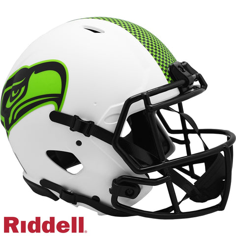 Seattle Seahawks Helmet Riddell Authentic Full Size Speed Style Lunar Eclipse Alternate