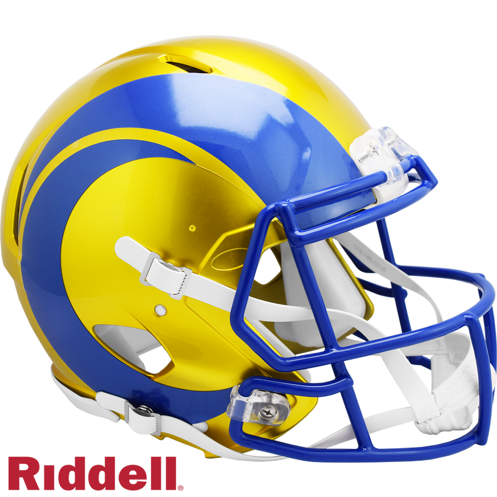 Los Angeles Rams Helmet Riddell Authentic Full Size Speed Style FLASH Alternate