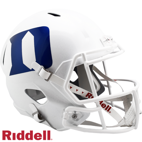 Duke Blue Devils Helmet Riddell Replica Full Size Speed Style White