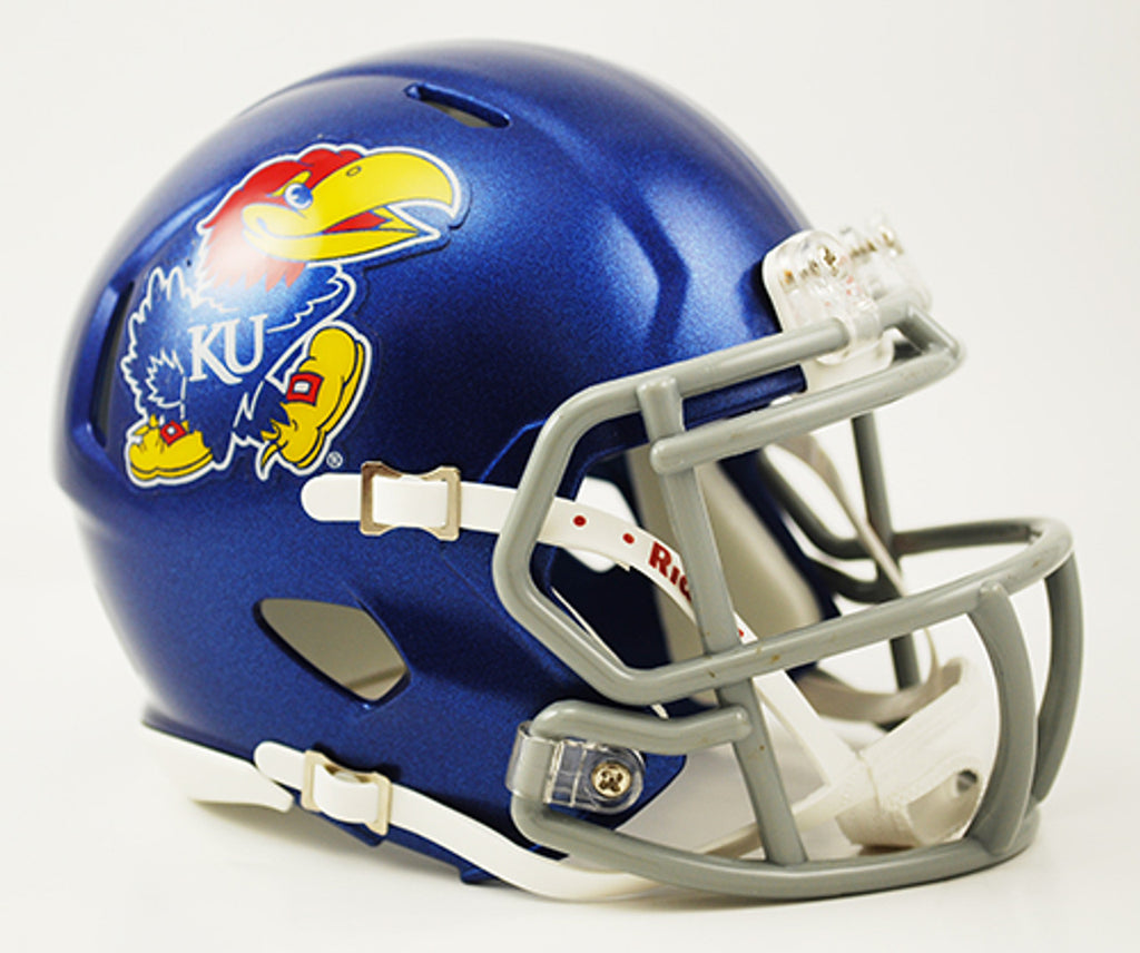Kansas Jayhawks Helmet Riddell Replica Mini Speed Style