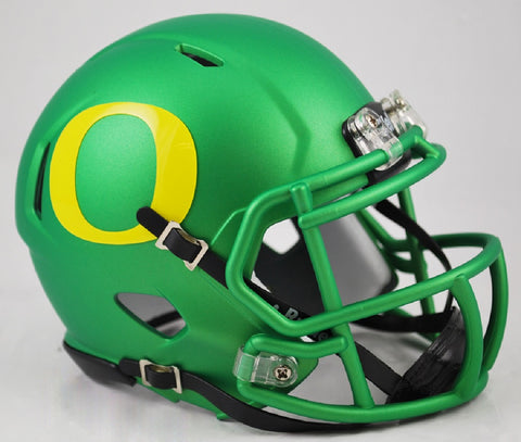Oregon Ducks Helmet Riddell Replica Mini Speed Style Apple Green
