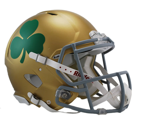 Notre Dame Fighting Irish Helmet - Riddell Replica Full Size - Speed Style - 2016 Shamrock - Special Order