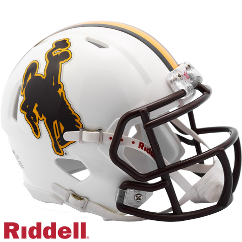 Wyoming Cowboys Helmet Riddell Replica Mini Speed Style