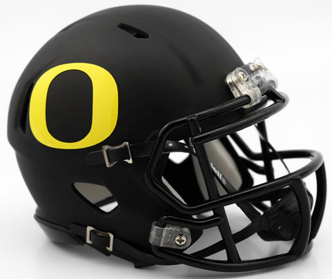 Oregon Ducks Helmet Riddell Replica Mini Speed Style Matte Black
