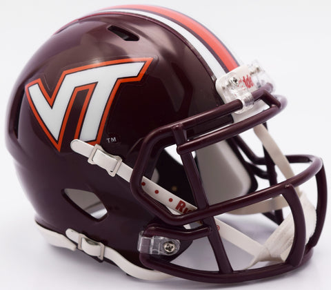 Virginia Tech Hokies Helmet Riddell Replica Mini Speed Style 2016
