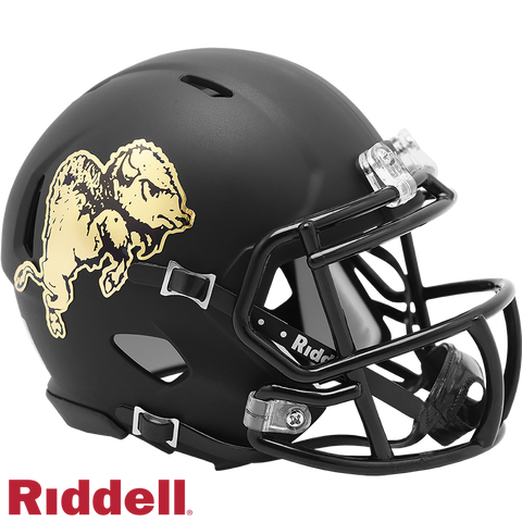 Colorado Buffaloes Helmet Riddell Replica Mini Speed Style Chrome Alternate
