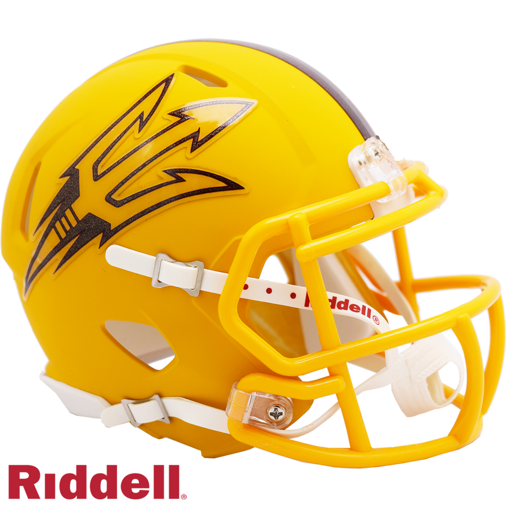 Arizona State Sun Devils Helmet Riddell Replica Mini Speed Style Gold