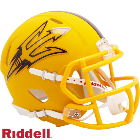 Arizona State Sun Devils Helmet Riddell Replica Mini Speed Style Gold