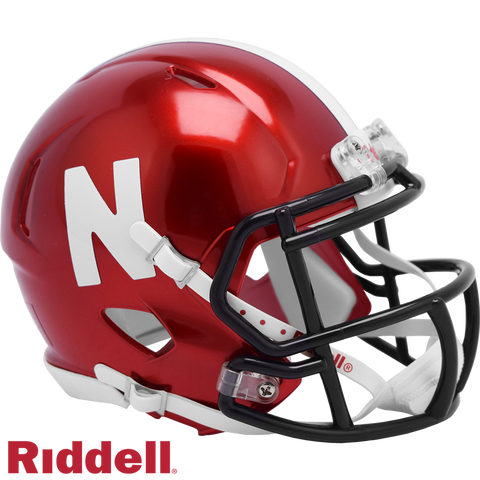 Nebraska Cornhuskers Helmet Riddell Replica Mini Speed Style FLASH Alternate