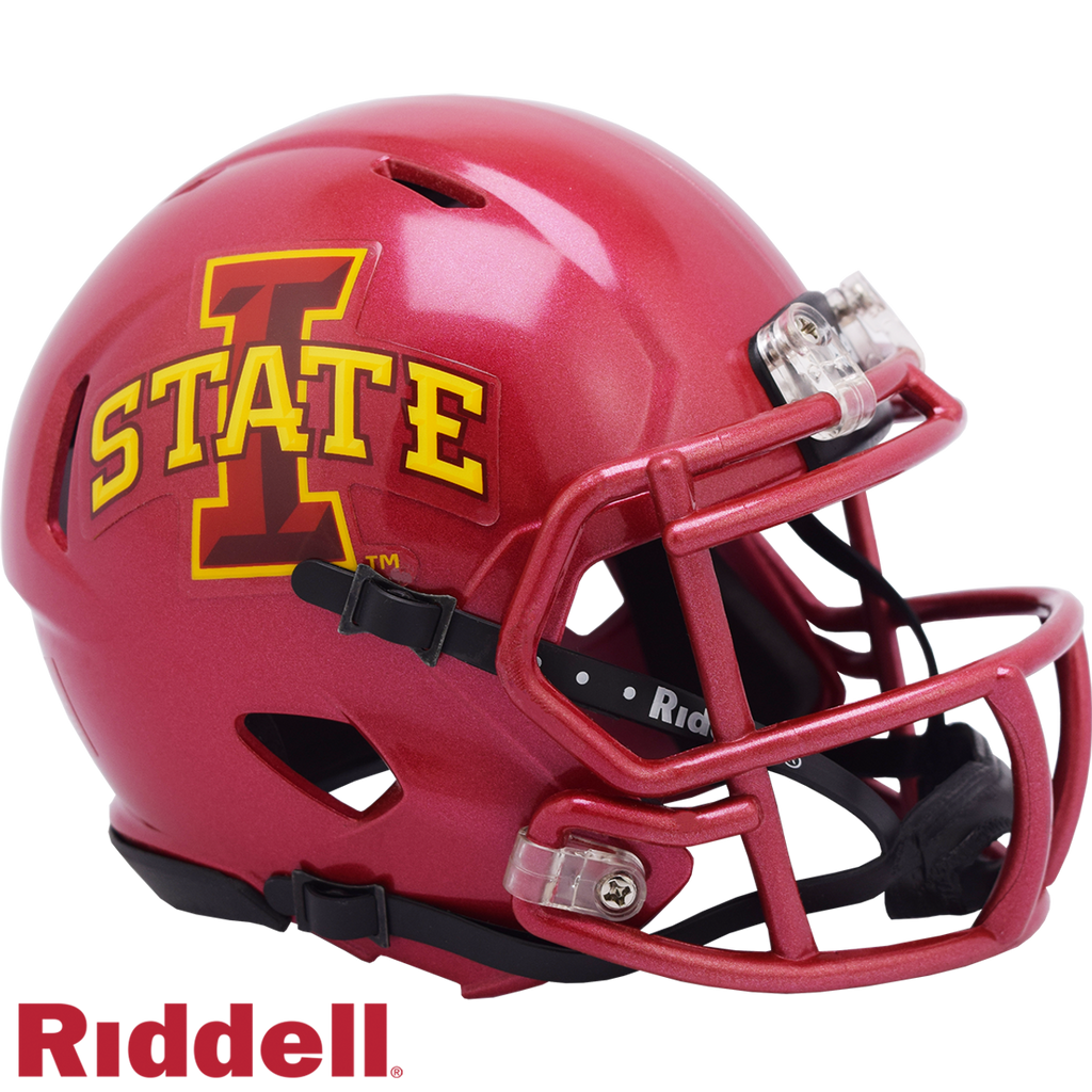 Iowa State Cyclones Helmet Riddell Replica Mini Speed Style Cardinal