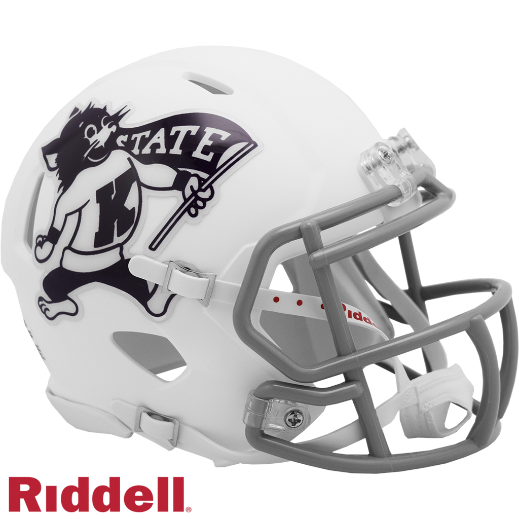 Kansas State Wildcats Helmet Riddell Replica Mini Speed Style Willie