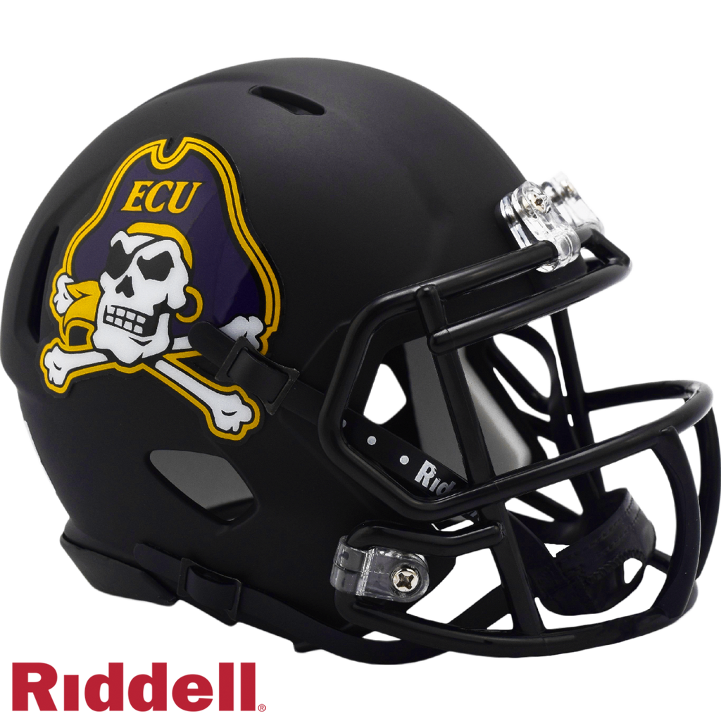 East Carolina Pirates Helmet Riddell Replica Mini Speed Style Matte Black