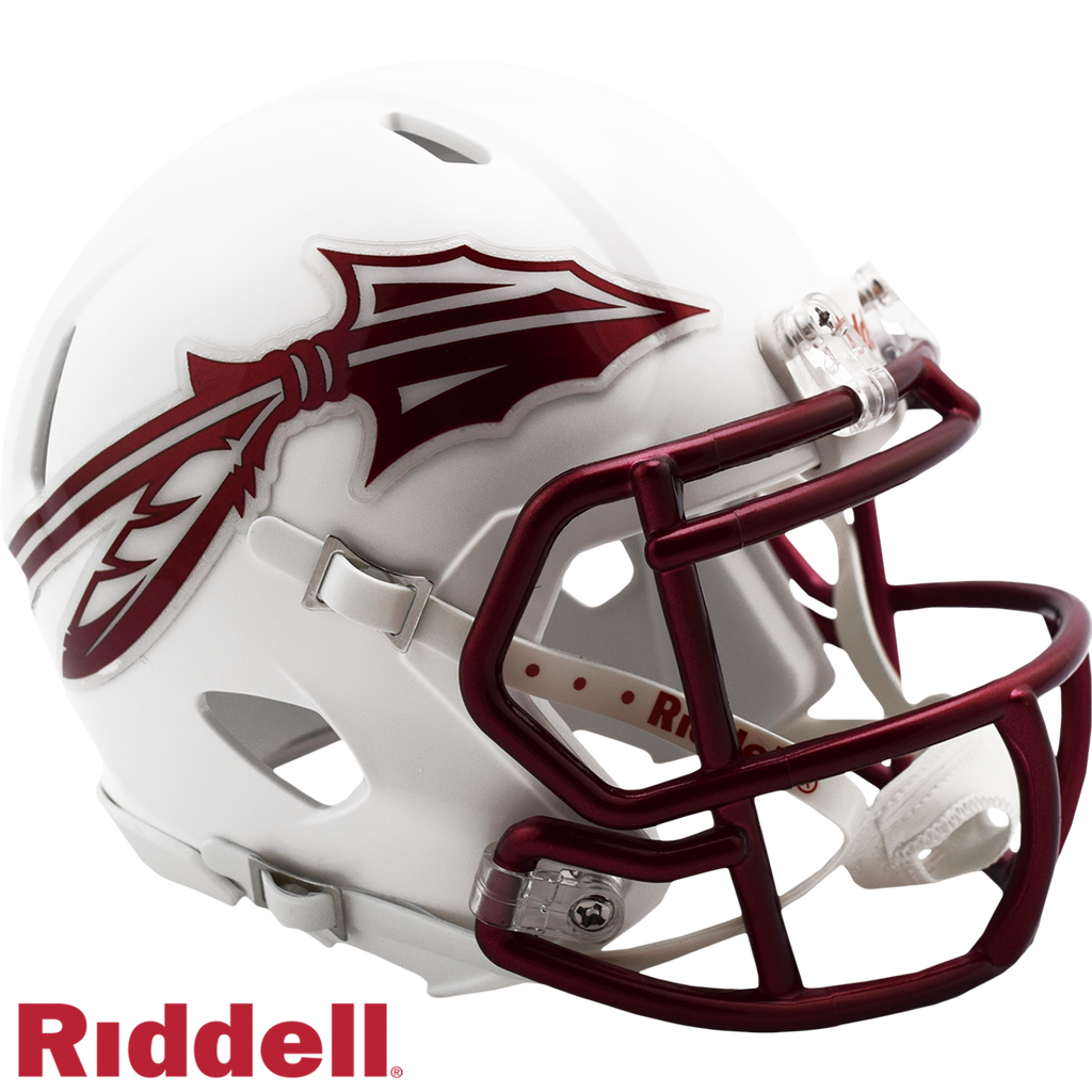 Florida State Seminoles Helmet Riddell Replica Mini Speed Style White 2023