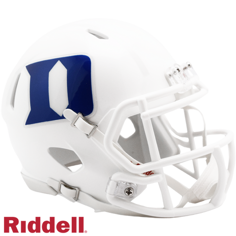 Duke Blue Devils Helmet Riddell Replica Mini Speed Style White