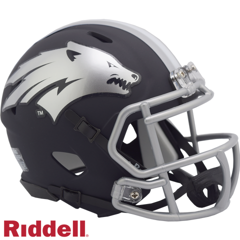 Nevada Wolf Pack Helmet Riddell Replica Mini Speed Style
