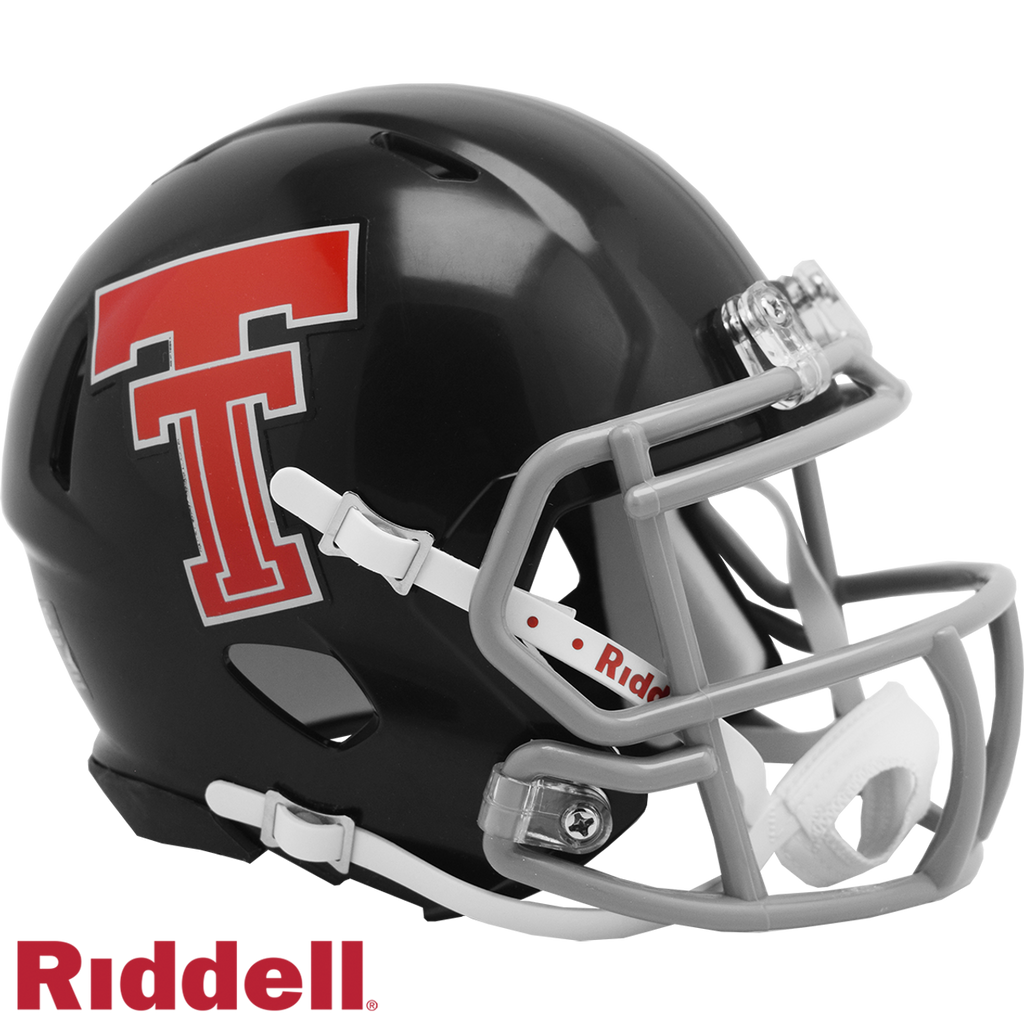 Texas Tech Red Raiders Helmet Riddell Replica Mini Speed Style Throwback