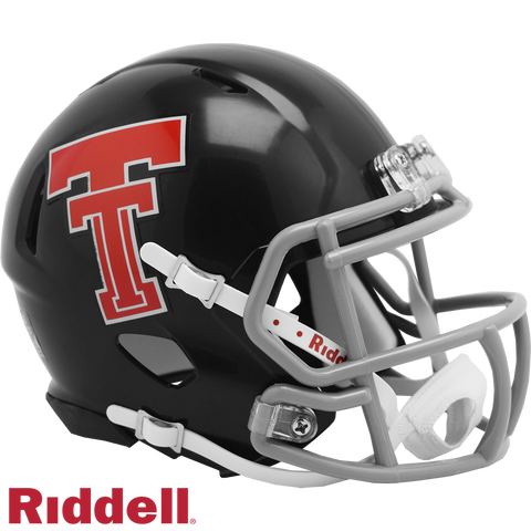 Texas Tech Red Raiders Helmet Riddell Replica Mini Speed Style Throwback