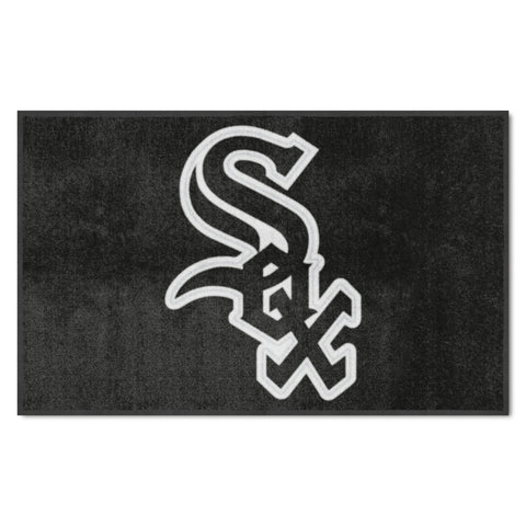 Chicago White Sox 4X6 High-Traffic Mat with Durable Rubber Backing
