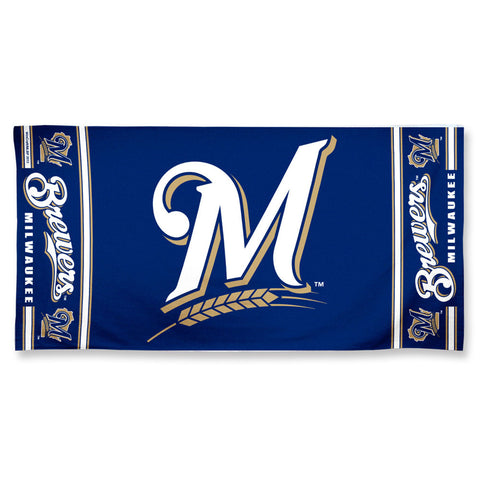 Milwaukee Brewers Towel 30x60 Beach Style - Special Order