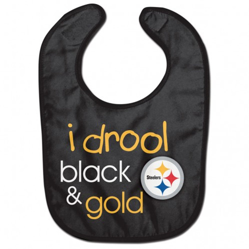 Pittsburgh Steelers Baby Bib All Pro Style I Drool Design