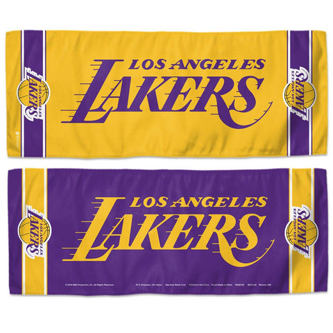 Los Angeles Lakers Cooling Towel 12x30 - Special Order