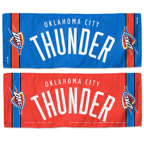 Oklahoma City Thunder Cooling Towel 12x30 - Special Order