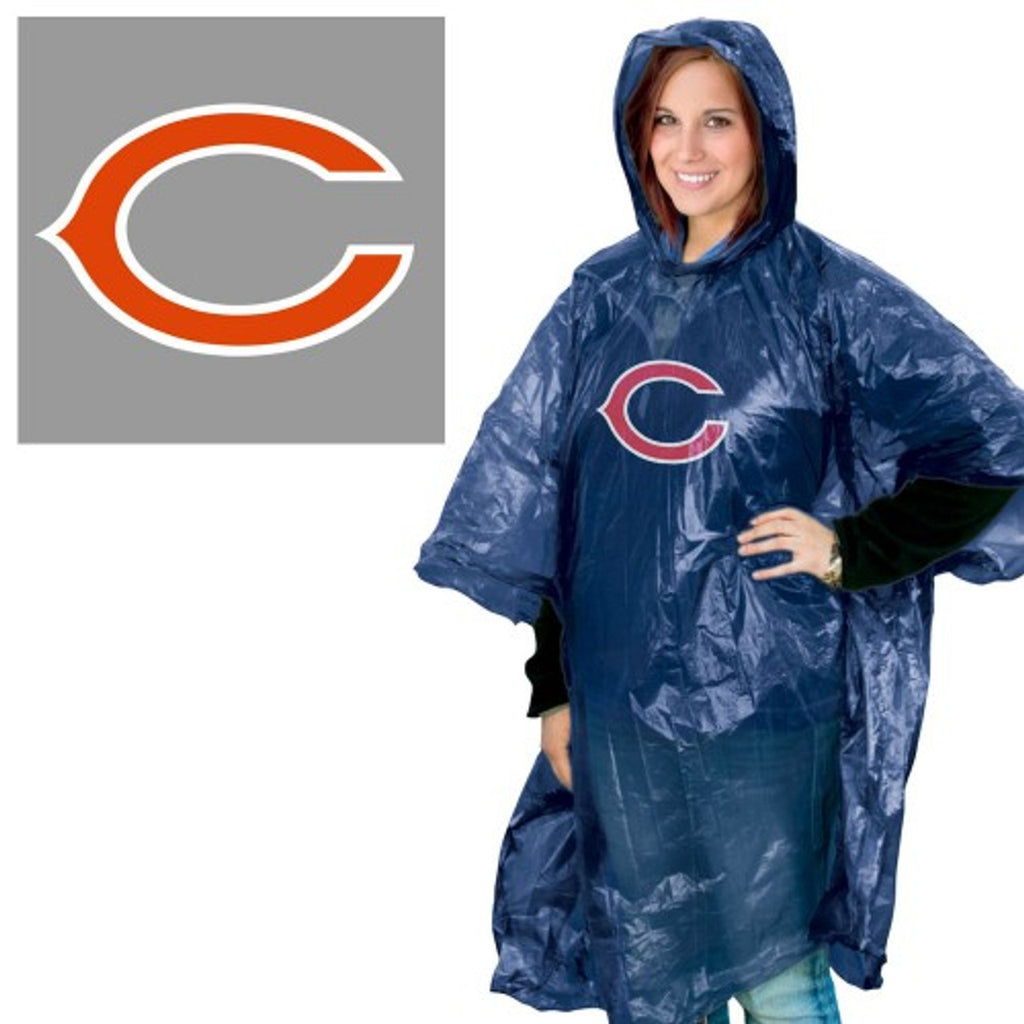 Chicago Bears Rain Poncho