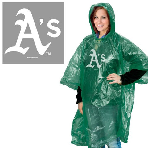 Oakland Athletics Rain Poncho Special Order