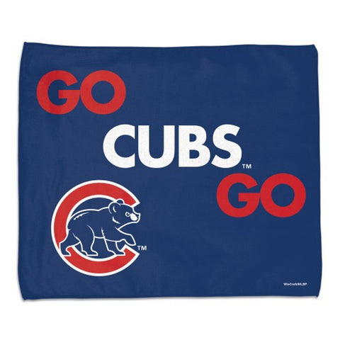 Chicago Cubs Towel 15x18 Rally Style
