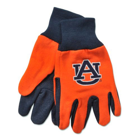 Auburn Tigers Gloves Two Tone Style Adult Size