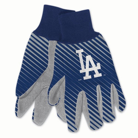 Los Angeles Dodgers Gloves Two Tone Style Adult Size Size