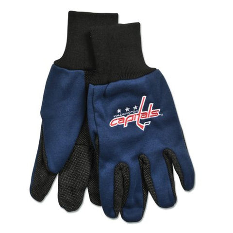 Washington Capitals Gloves Two Tone Style Adult Size