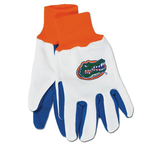 Florida Gators Gloves Two Tone Style Adult Size