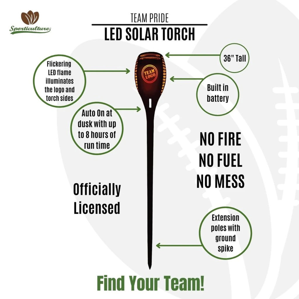 Las Vegas Raiders Solar Torch LED