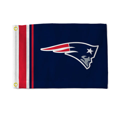 New England Patriots Flag 12x17 Striped Utility